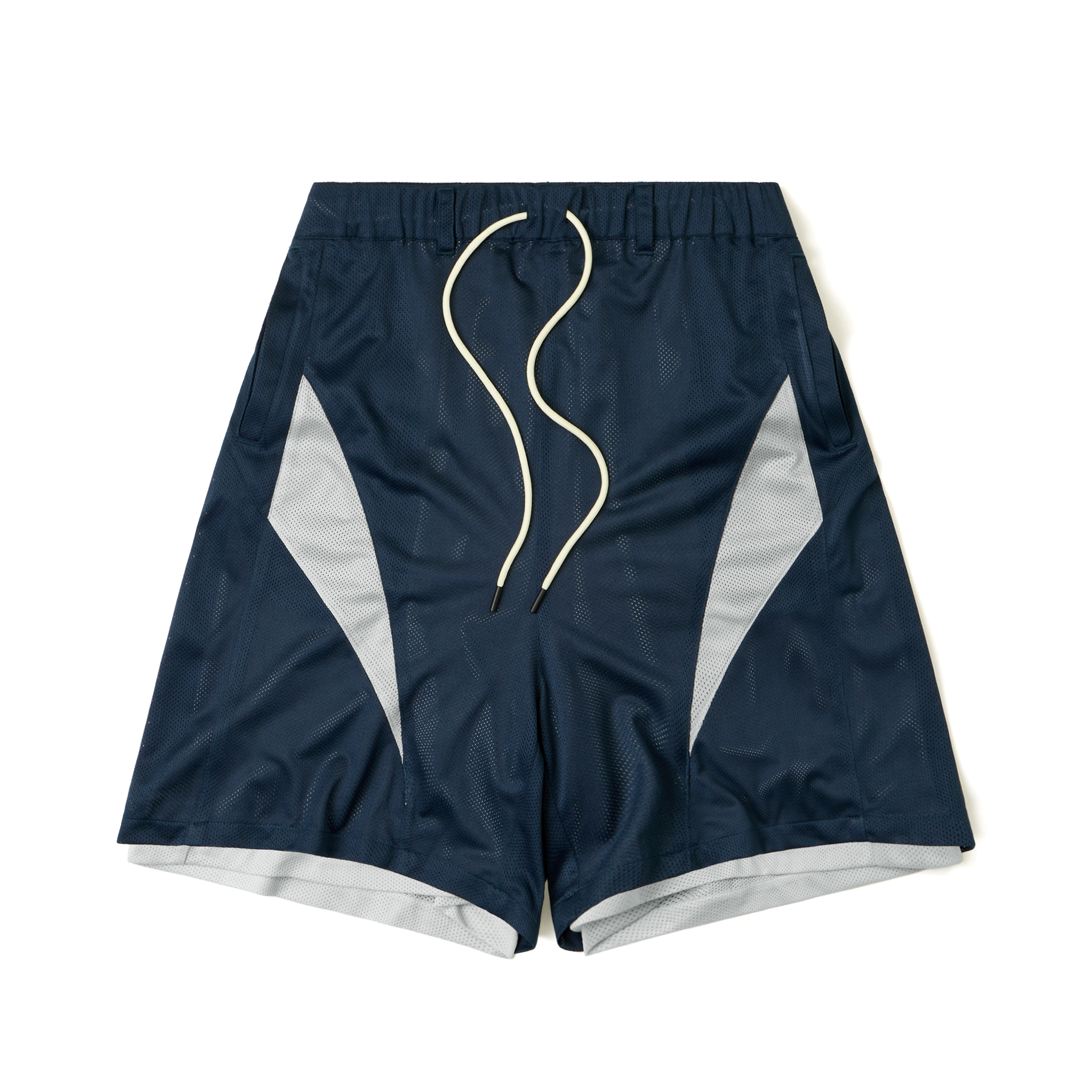Wall of Sound - 3:14/“CHANNELING” Airy Mesh Shorts - Navy