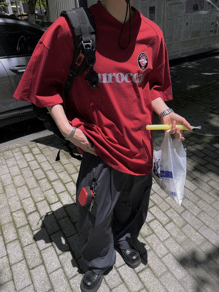 Aurocean 復古徽章刺繡短袖球衣