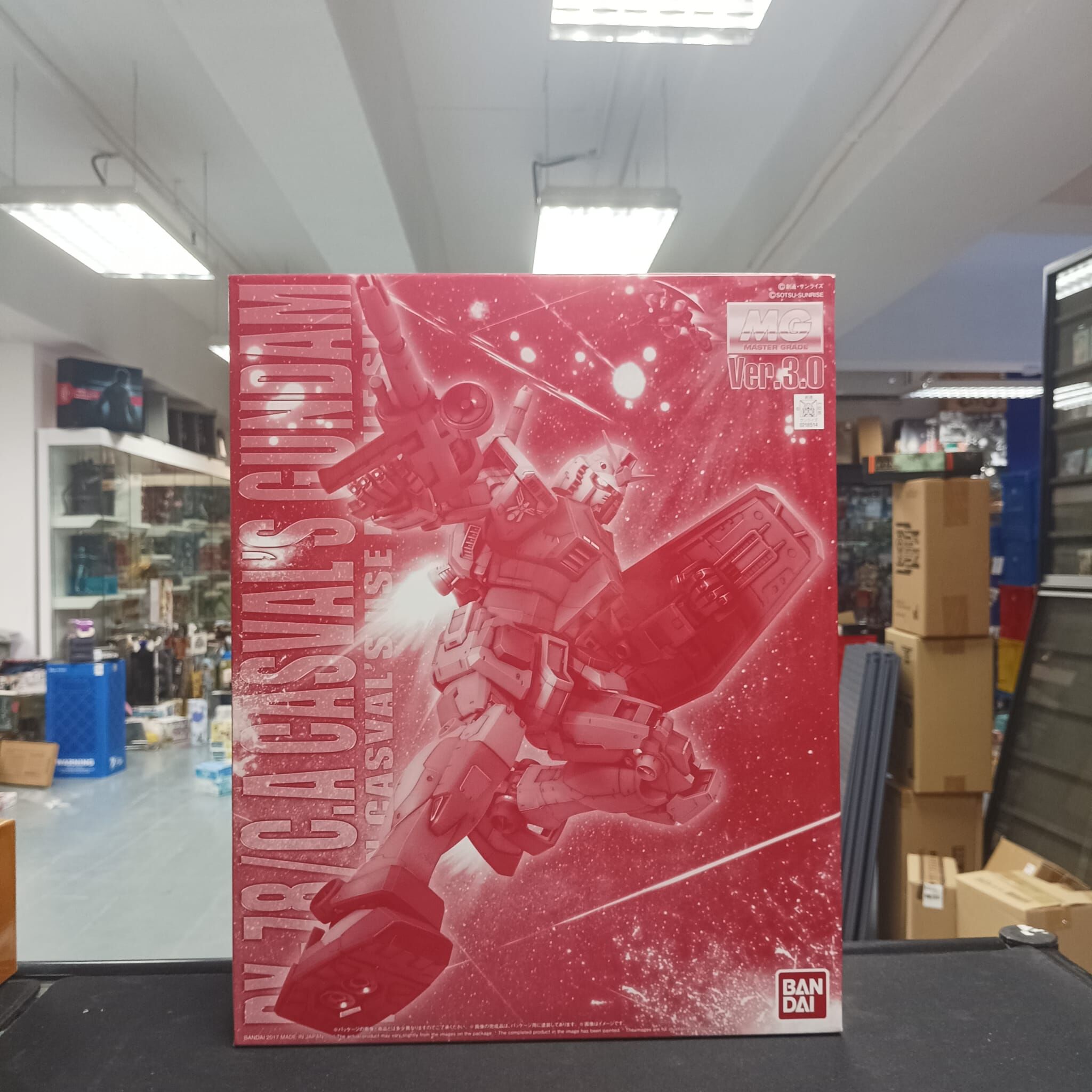 MG 1/100 RX-78/C.A Casval's Custom Gundam Ver.3.0