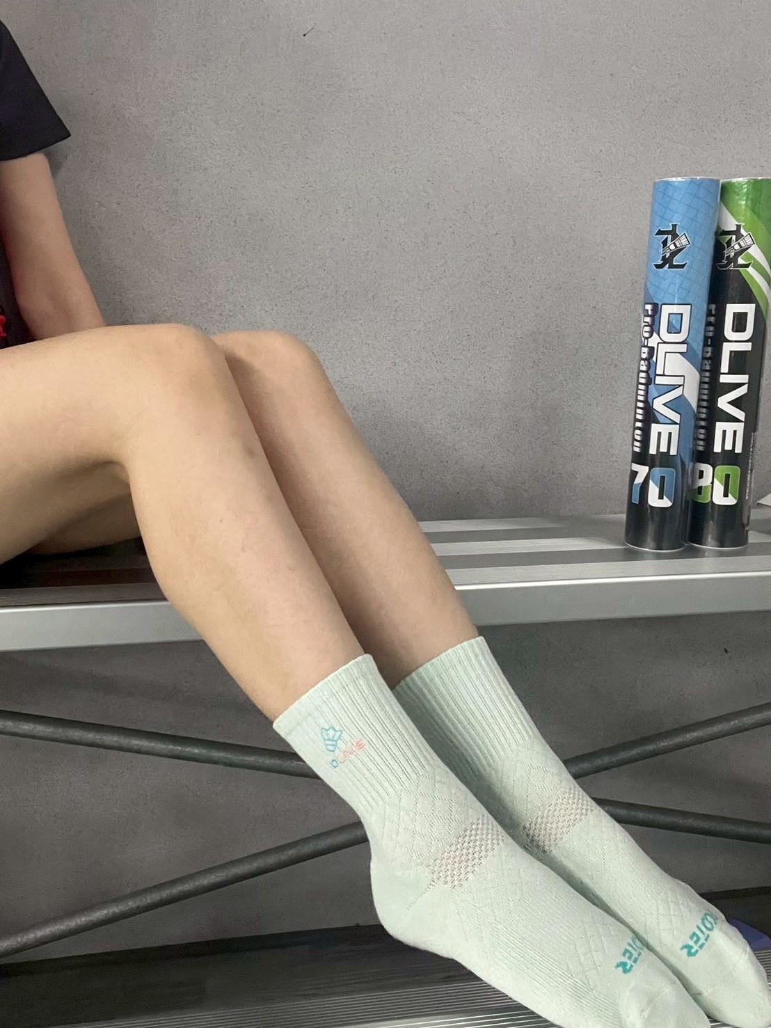 【尼莫團長推薦】DLIVE X Footer - 聯名羽球1/2襪 極速領域 DL04