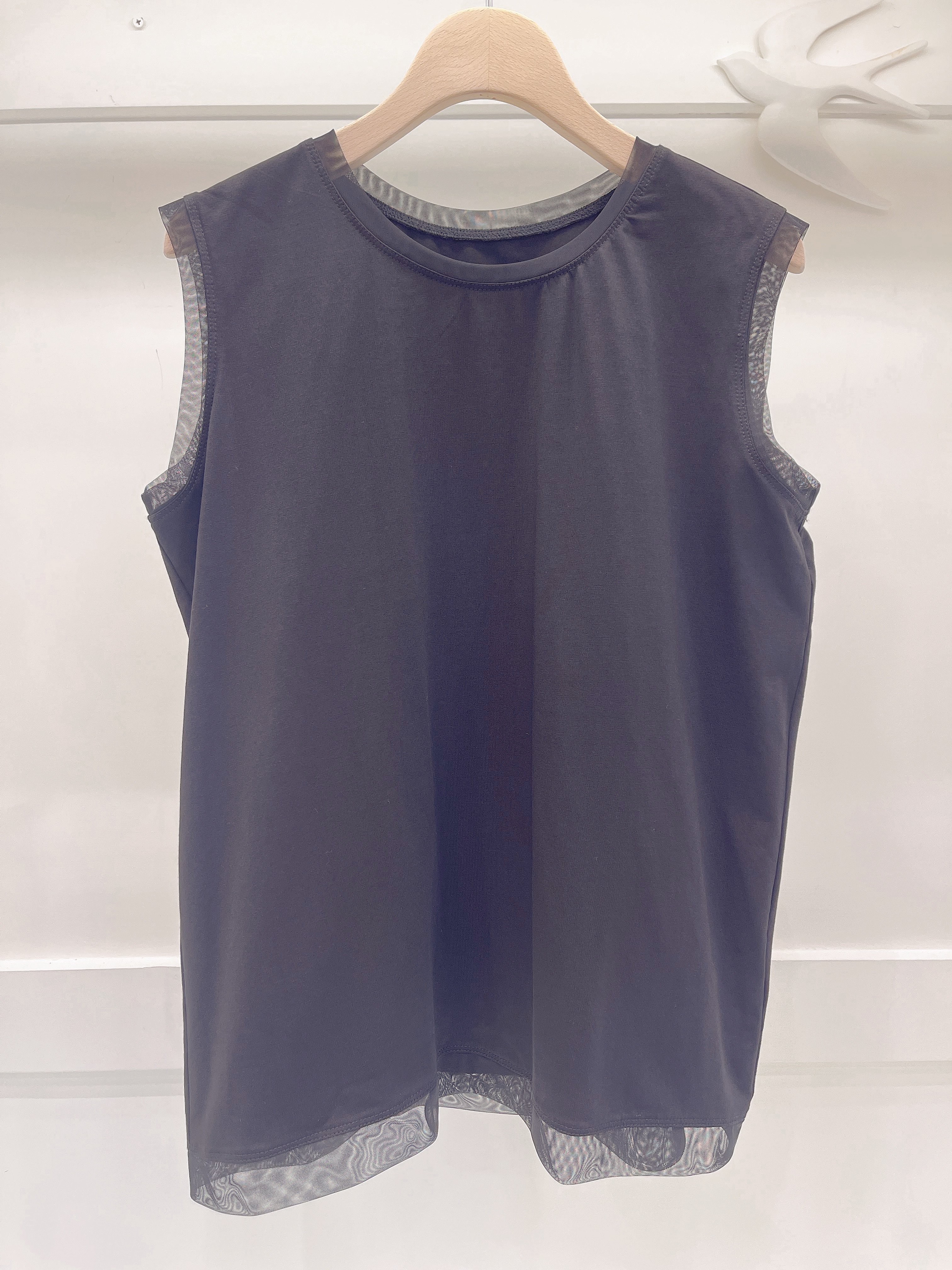 早春薄紗切換背心