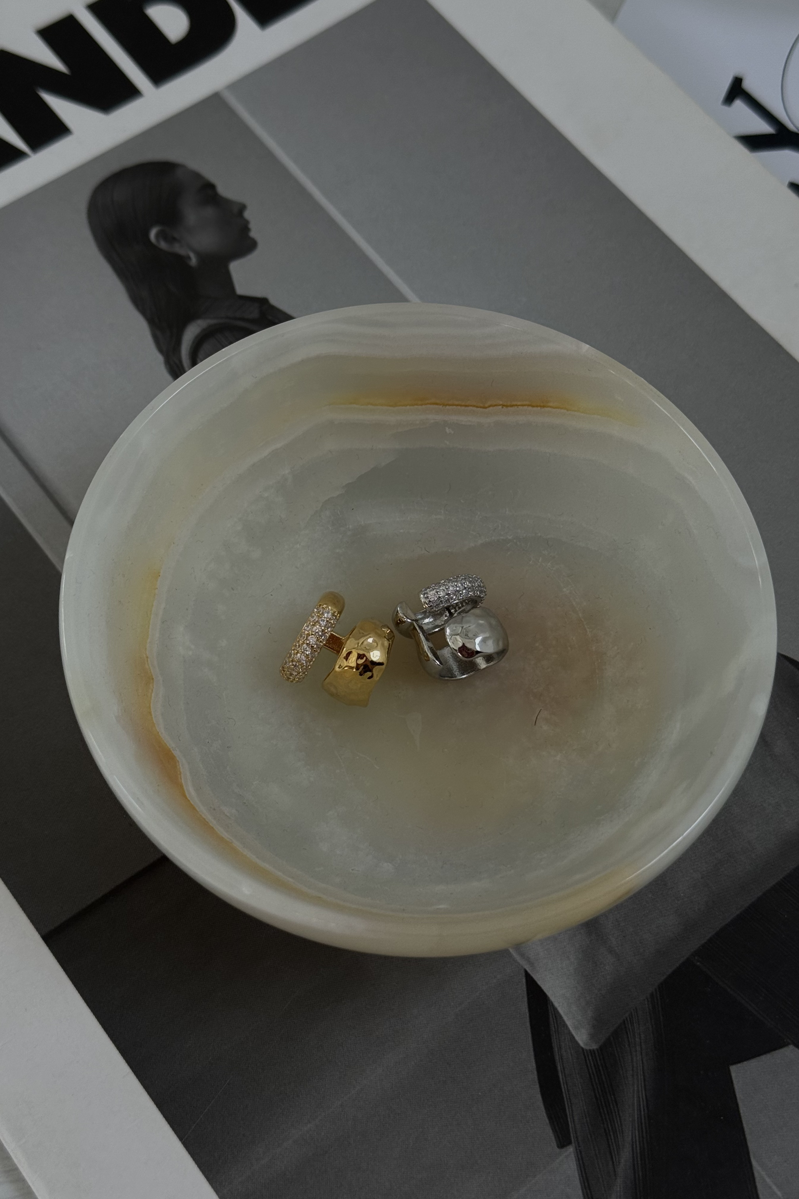 （現貨）鑽鑽水波紋耳扣 GJ78