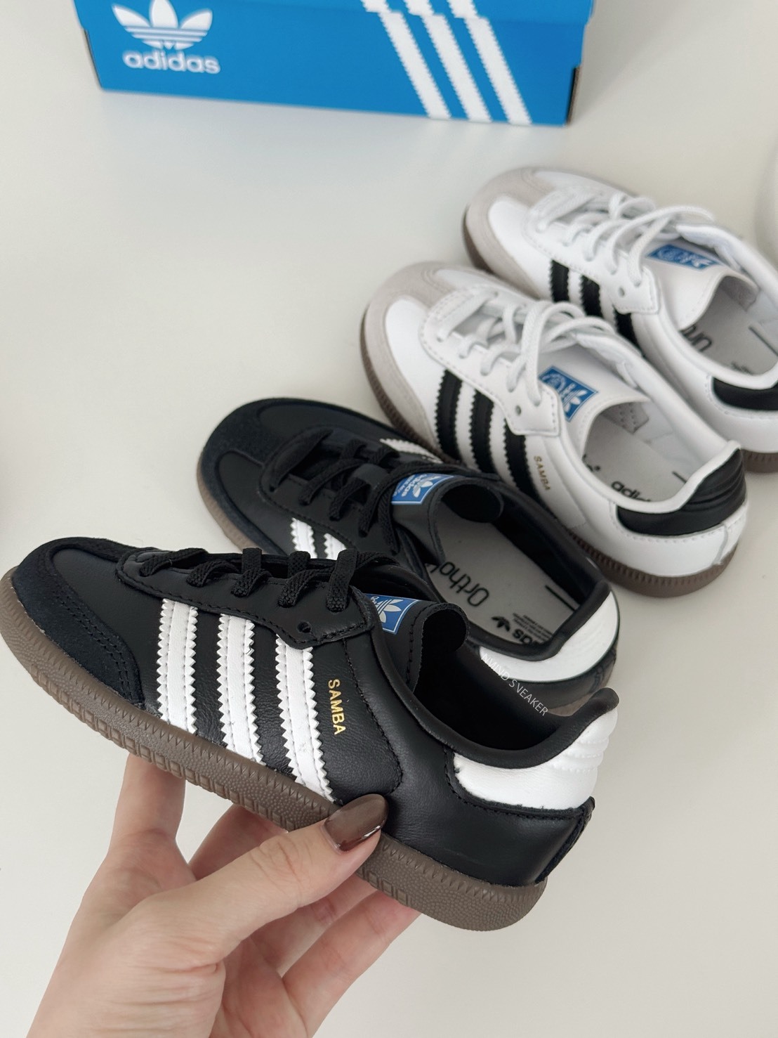 ADIDAS 小童 SAMBA OG EL I  童鞋 兩色