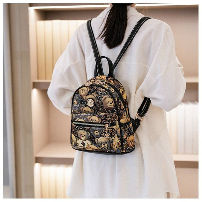 NEW  歐洲風熊熊後背包-預購