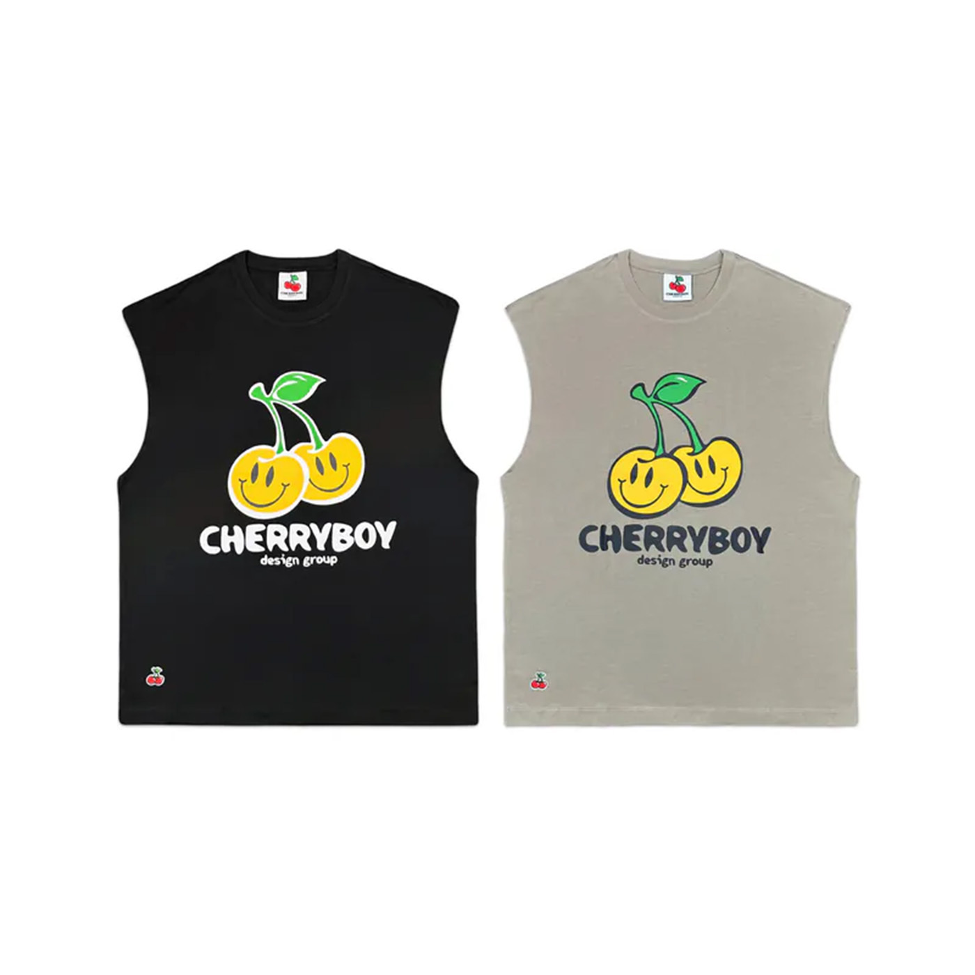 CHERRYBOY SMILE FACE TANK TOP【CB24013】