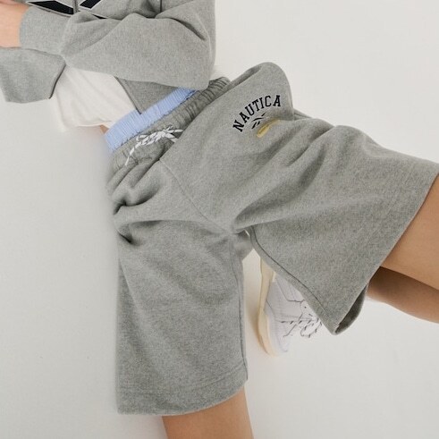 2025秋冬聯名🇯🇵 REEBOK X NAUTICA 重磅抓絨 短褲 寬褲 休閒褲 / 預購