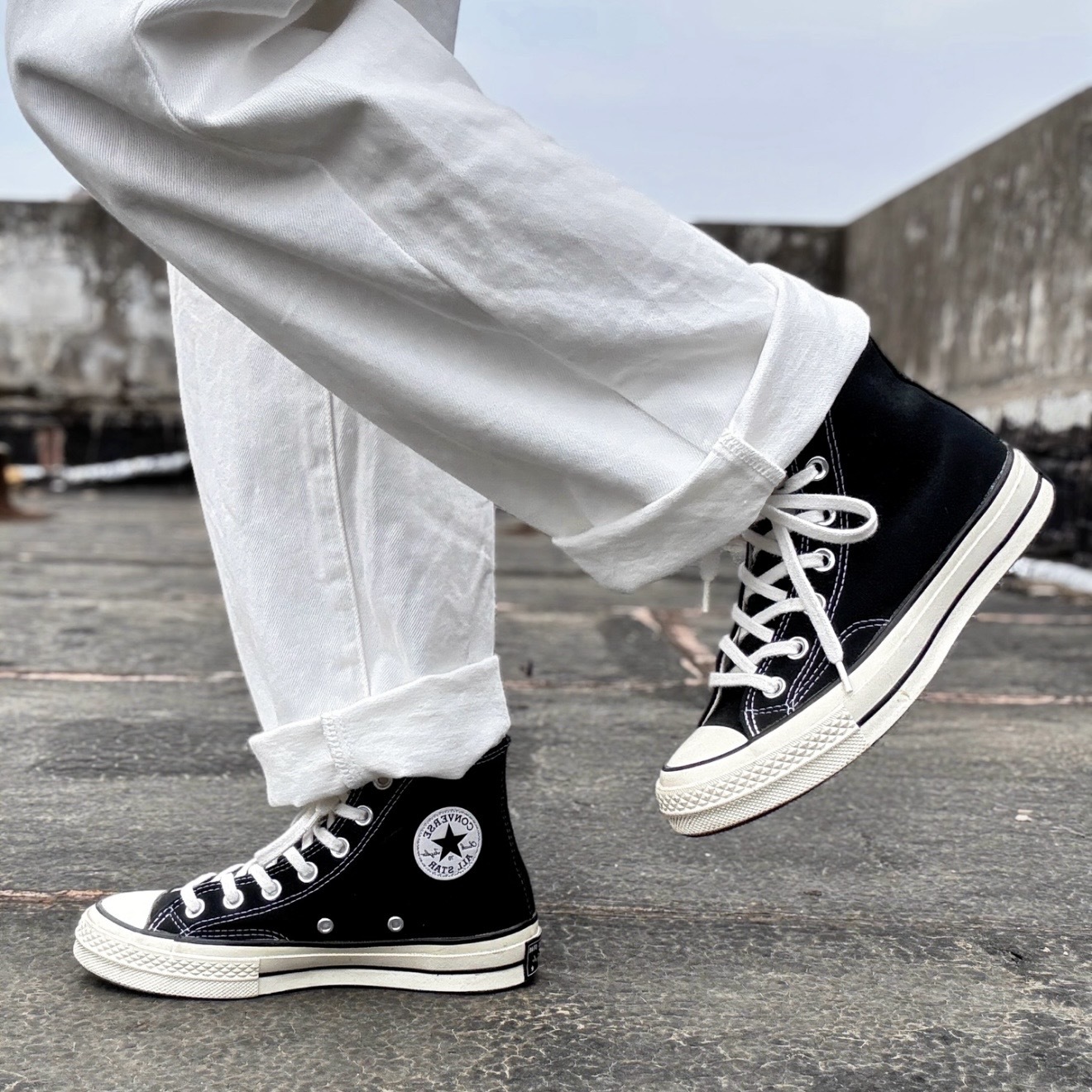CONVERSE CHUCK 70 黑色 高筒 休閒 帆布鞋 162050C