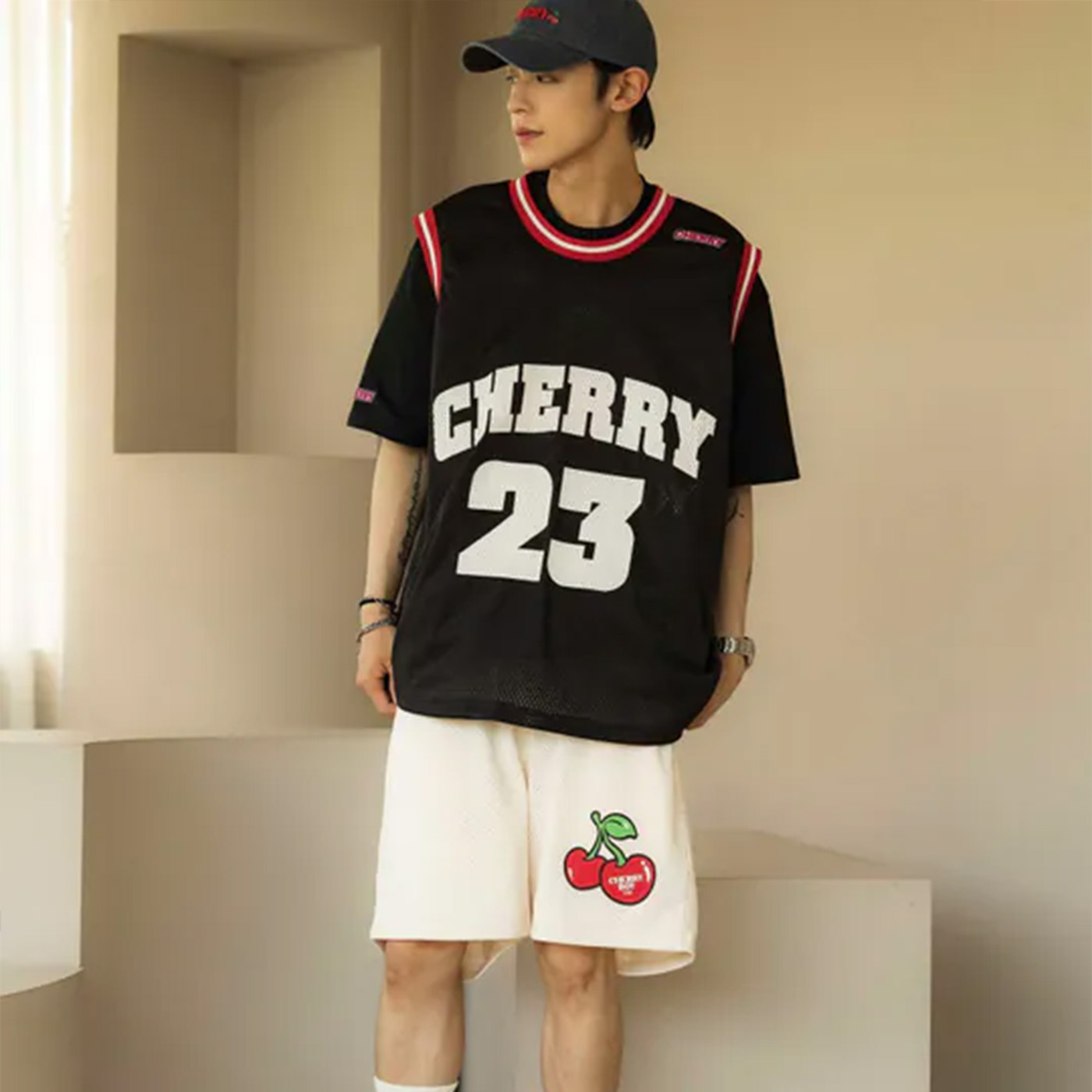 CHERRYBOY 23 BASKETBALL JERSY【CB24016】