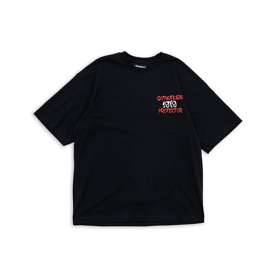 Gotnofears GNF SQUAD GRAFFITI LOGO OVERSIZED TEE 街頭塗鴉字體 寬版短袖上衣 10949215