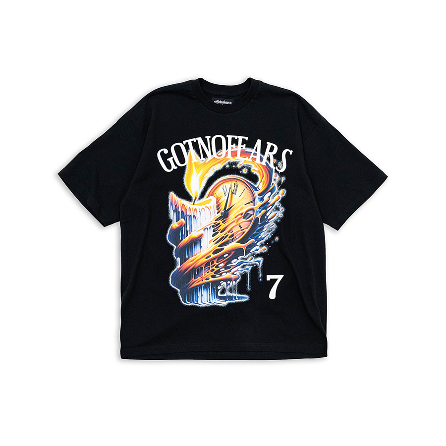 Gotnofears TIME GOES BY OVERSIZED TEE 時間飛逝 寬版短上衣 10949197