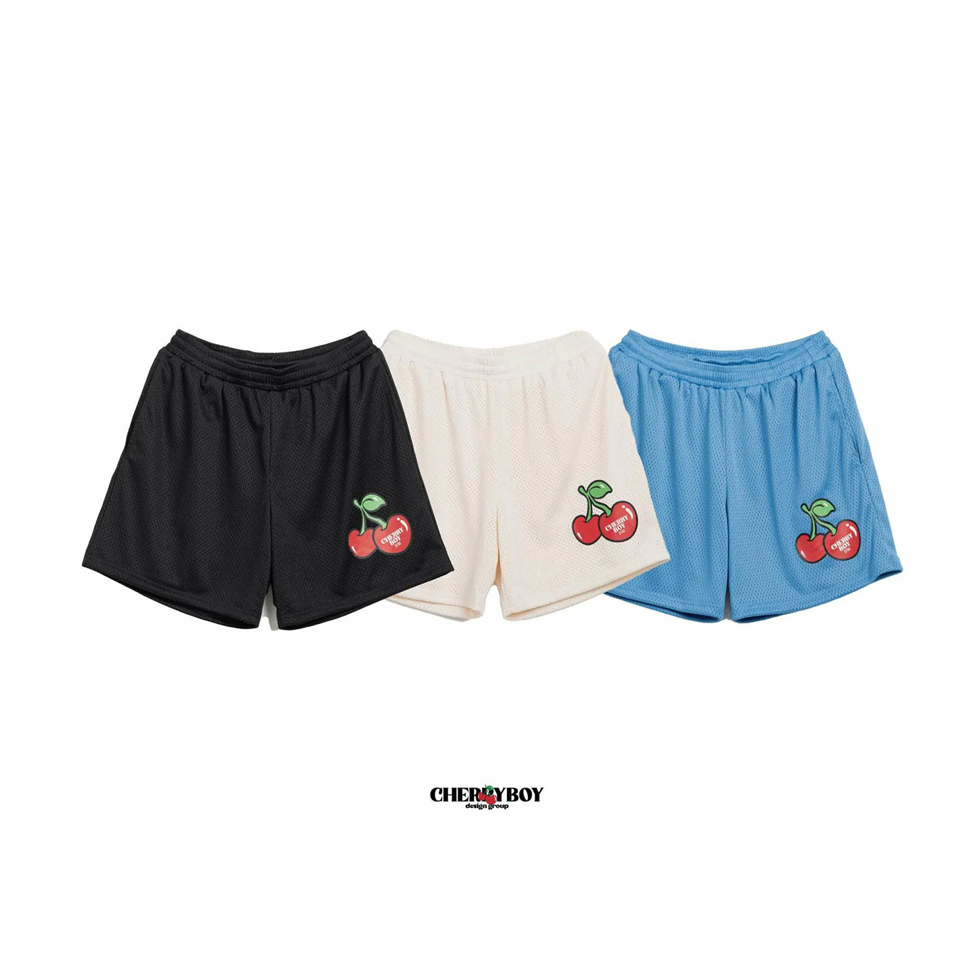 CHERRYBOY BASKET SHORTS【CB24017】