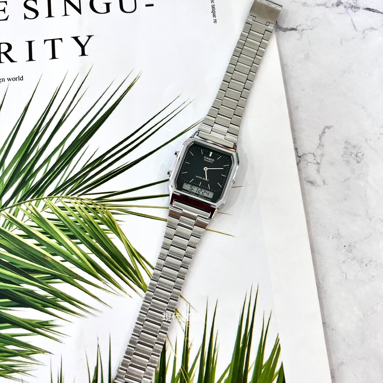 【CASIO】AQ-230A-1D 29.8mm Modern Watch