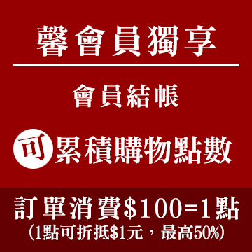 會員消費可累積點數