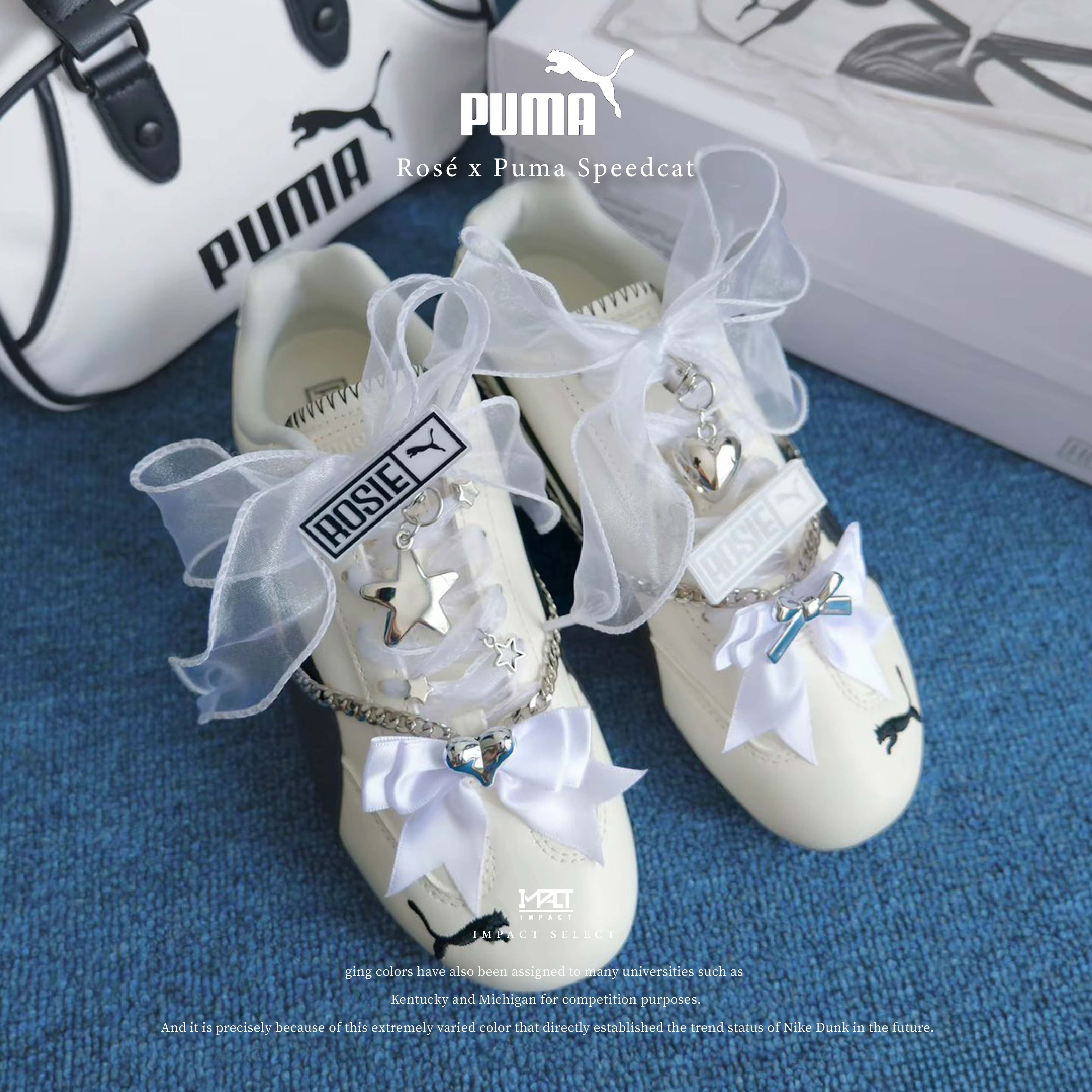 Rosé x PUMA speedcat rose 朴彩英 聯名款 白 男女同款 404390-01