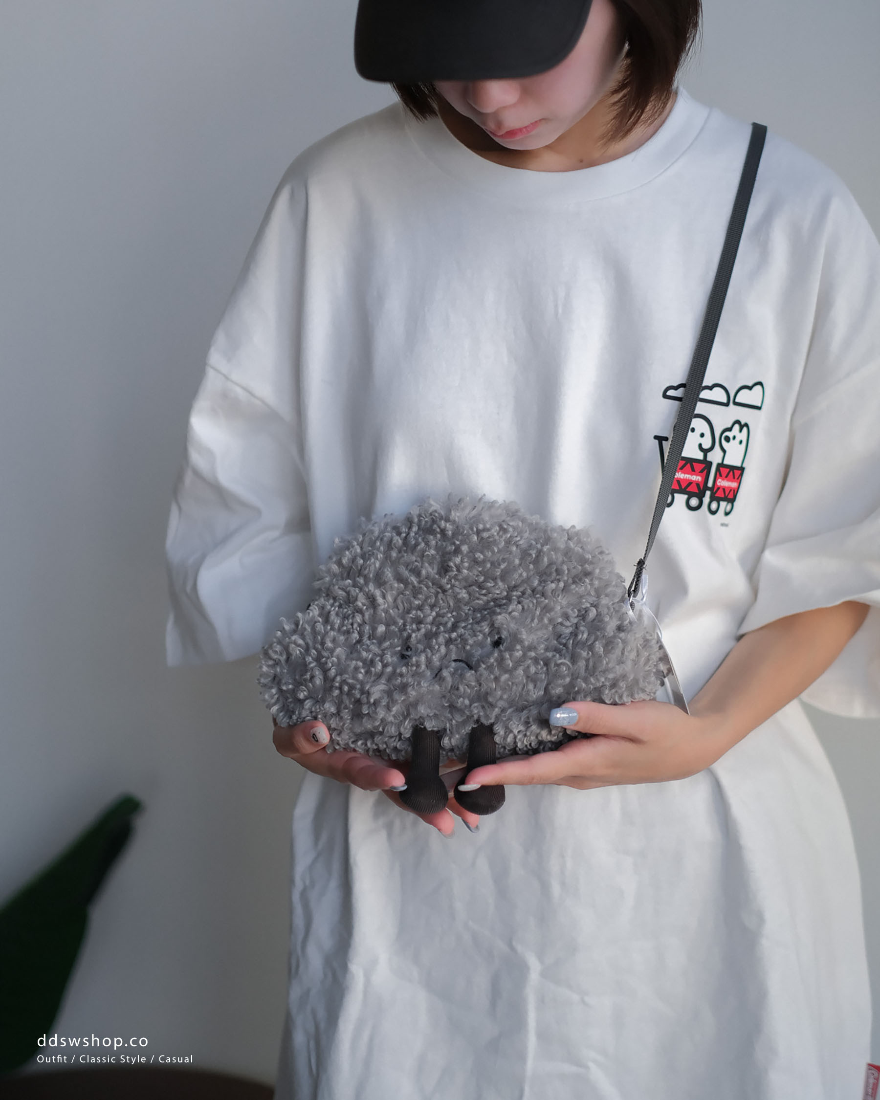 "代購" JELLYCAT 烏雲造型側背包