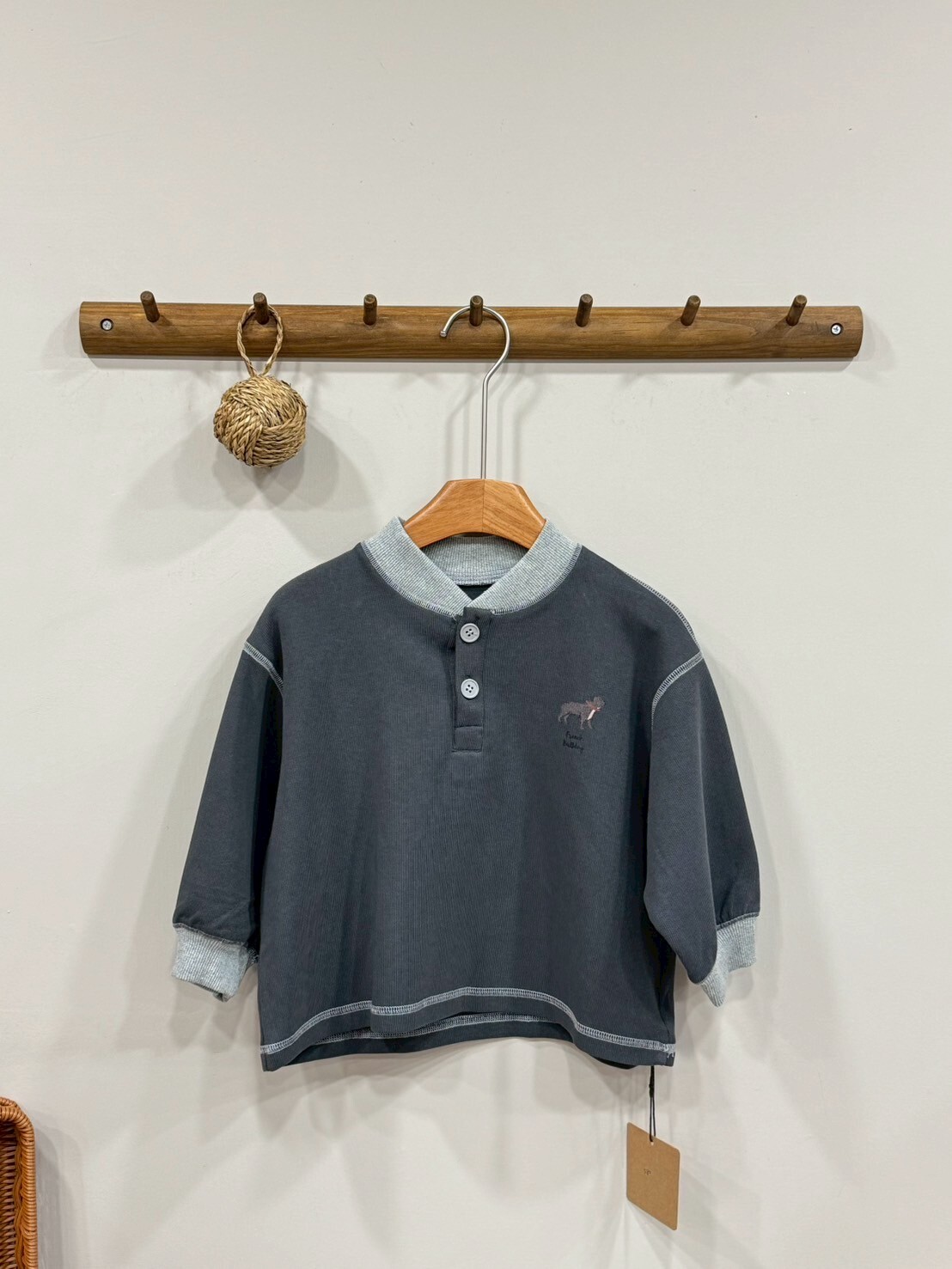 A02847拚色質感插圖大學T