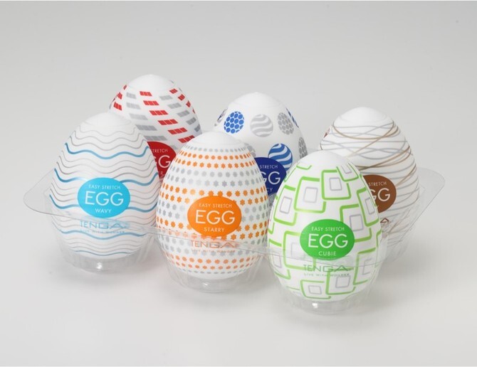 Tenga Egg Variety Pack Standard Elastic and Tender Series 6 pieces