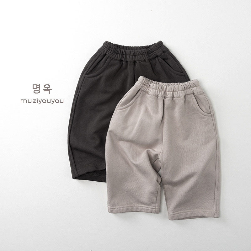 純棉口袋運動休閒褲