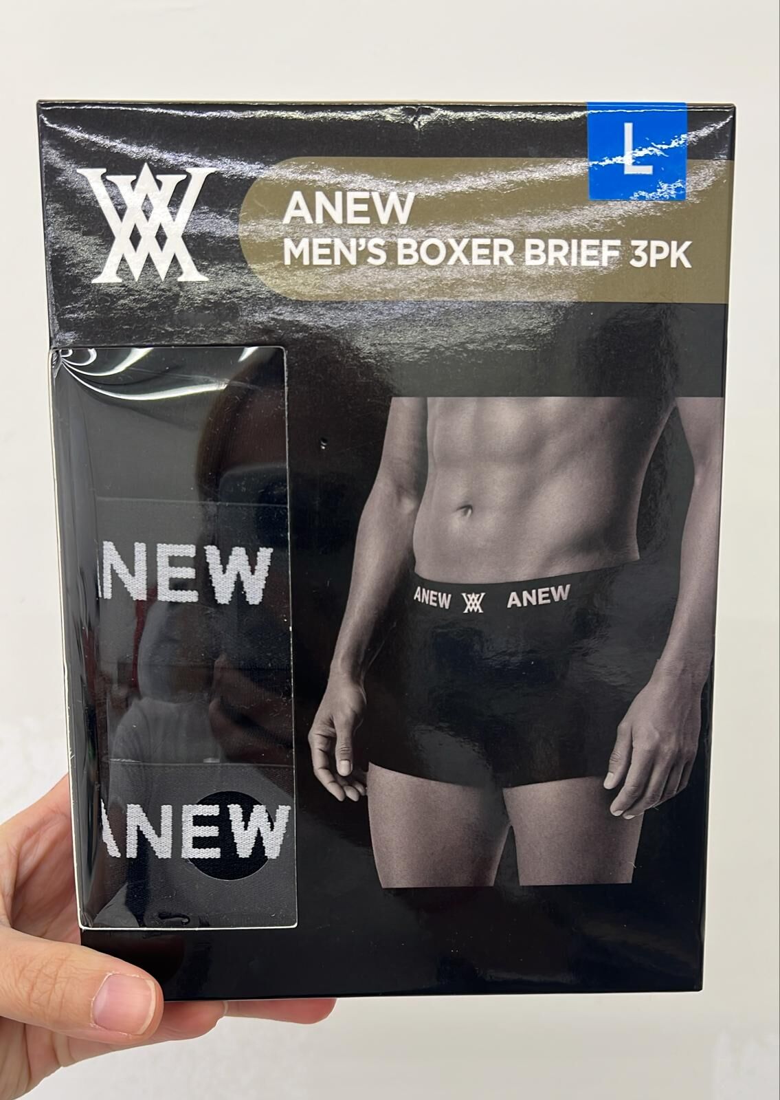韓國 ANEW男士平腳內褲（三件裝）（K8 CO630）