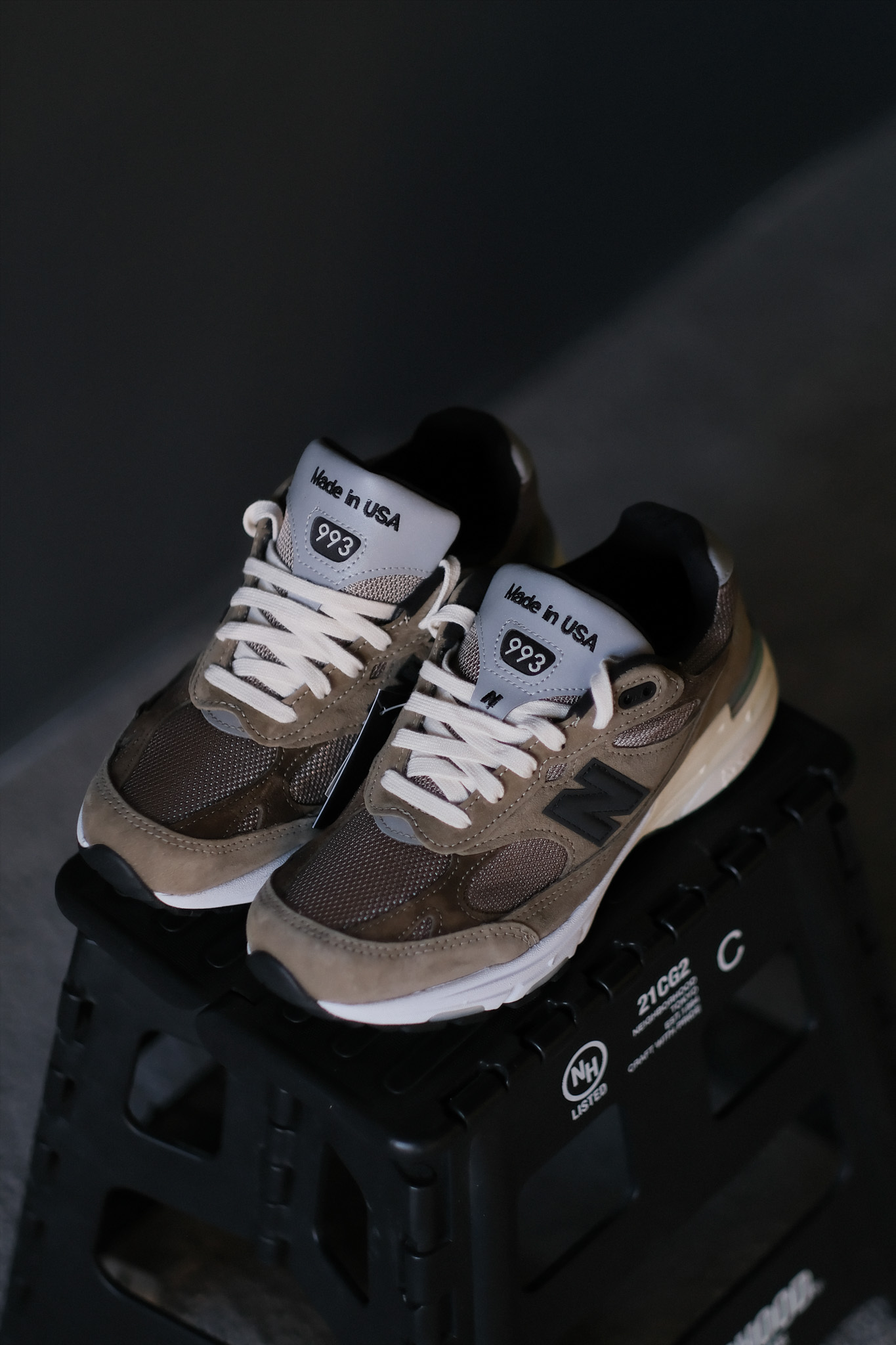 "代購" JJJJound x New Balance 993 Made in USA "Military Urban Grey Angora" 白棕 U993JJ