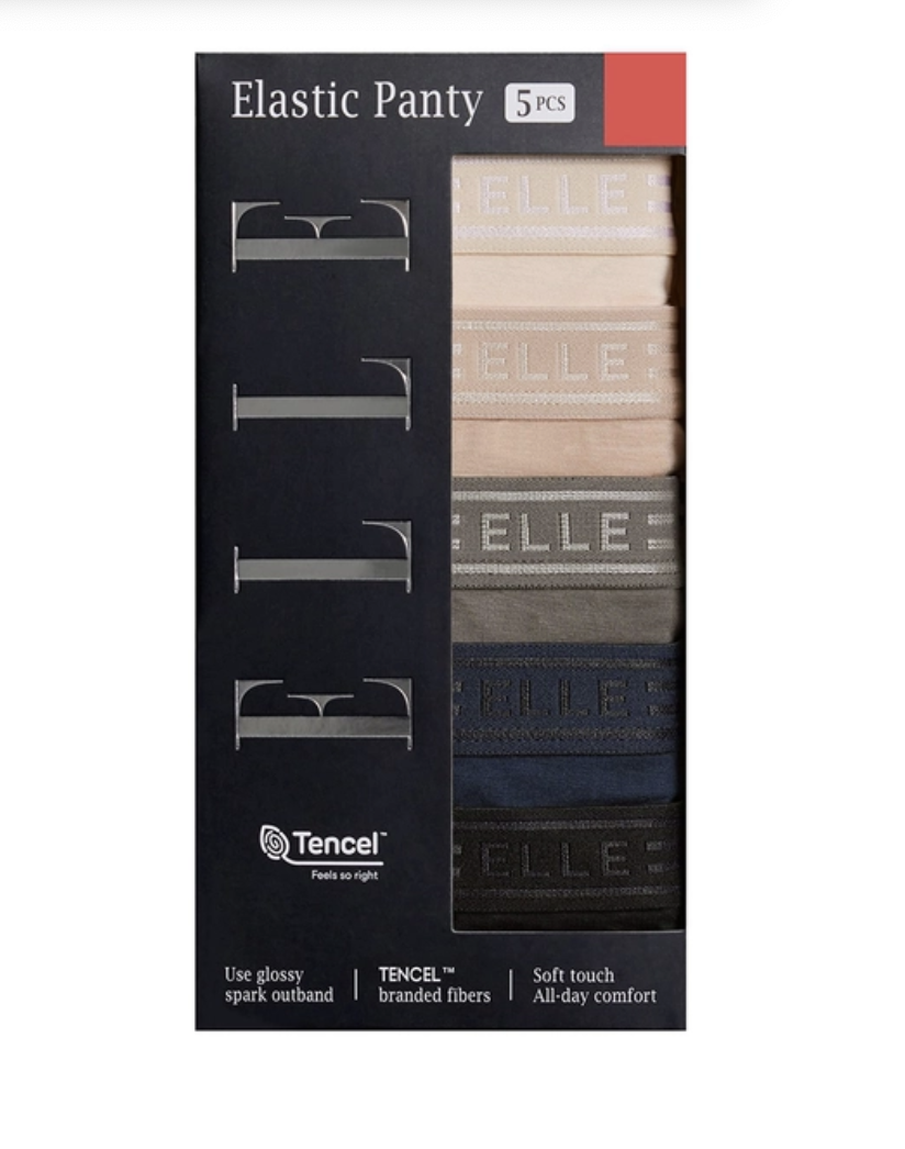 🇰🇷 ELLE TENCEL™️天絲纖維內褲5件組（顏色隨機）（K8 CO633）