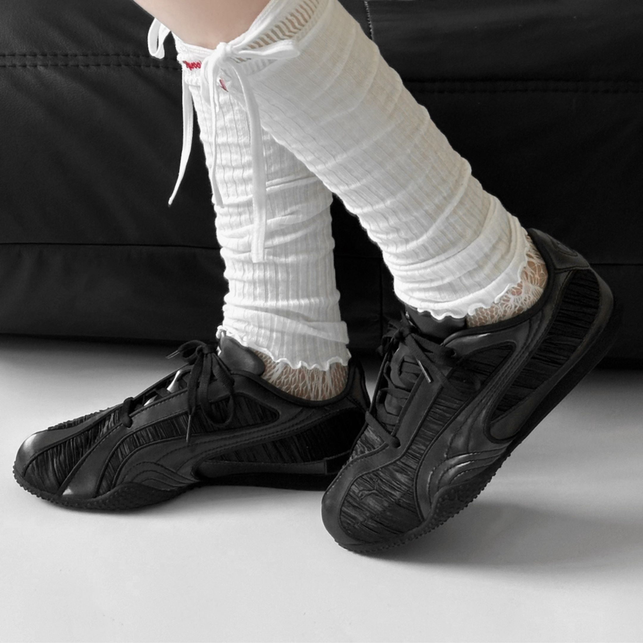 NICEDAY 代購 Puma Bella V2 Lustrous Black 中國限定 黑色 黑 黑魂 賽車鞋 芭蕾 406092-02