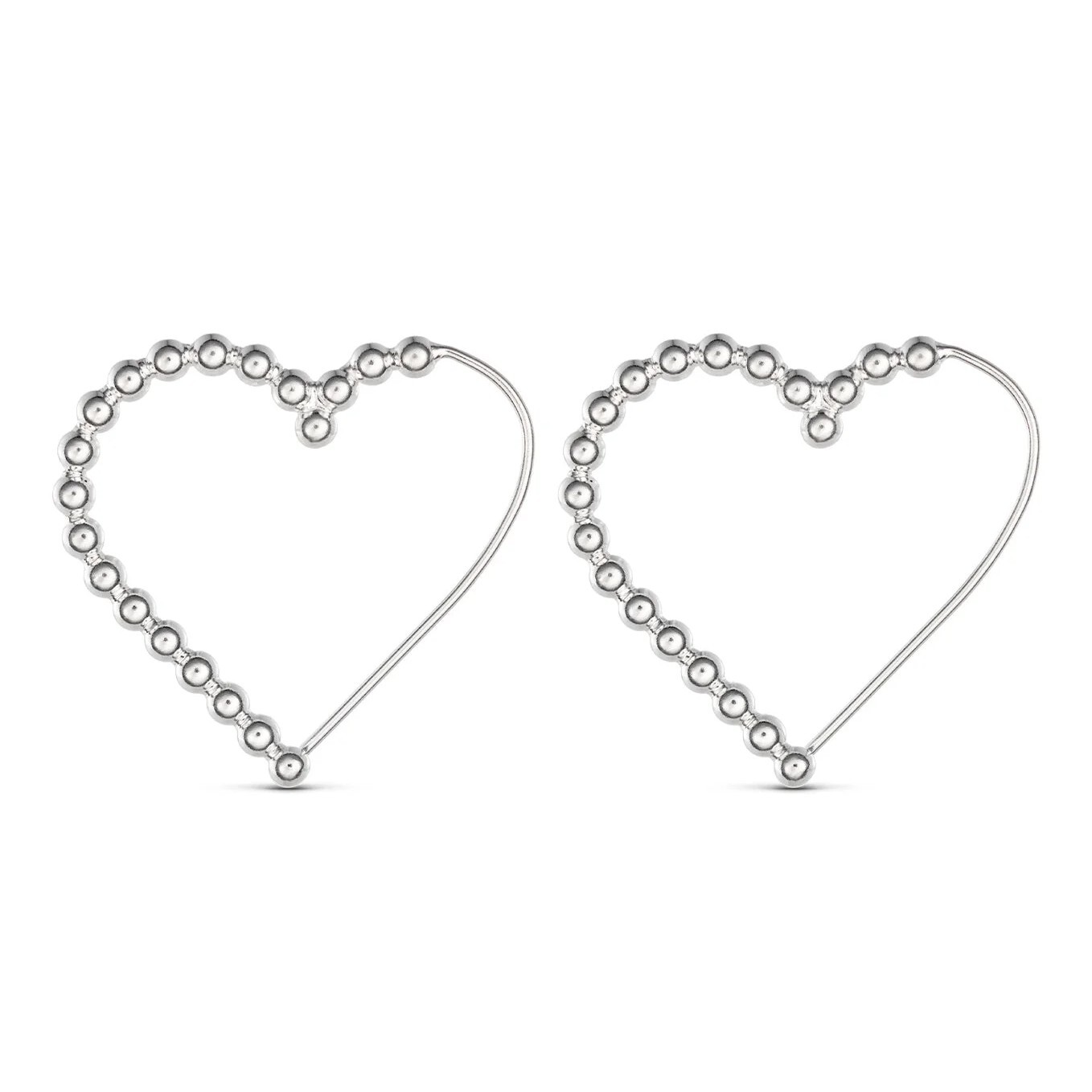 NO MORE - Bold Heart Hoops 耳環