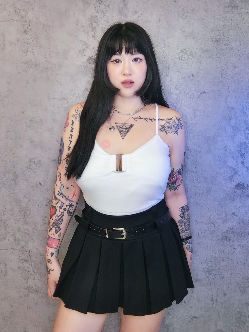 鐵釦性感細肩帶小可愛