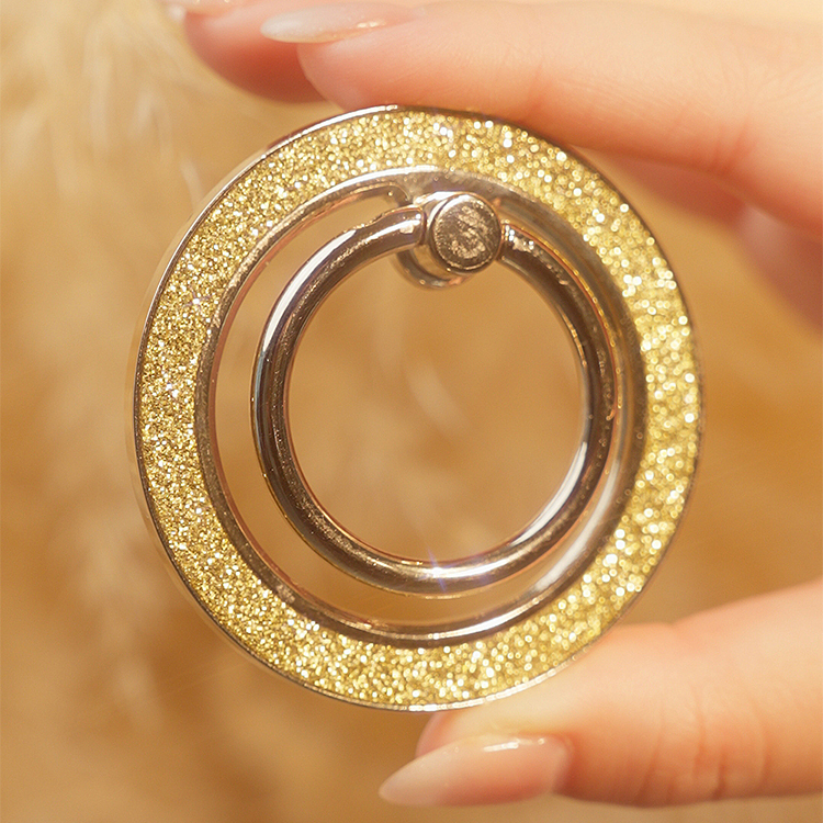 閃耀指環支架 (閃耀金) MagSafe 磁吸 - 手機旋轉支架