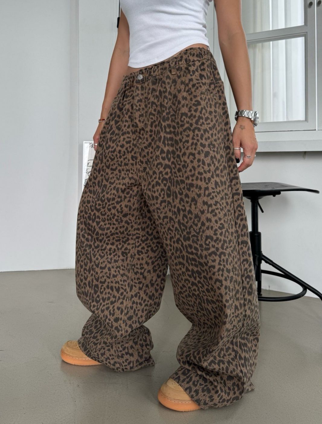 豹紋鬆身褲 Votus-154P