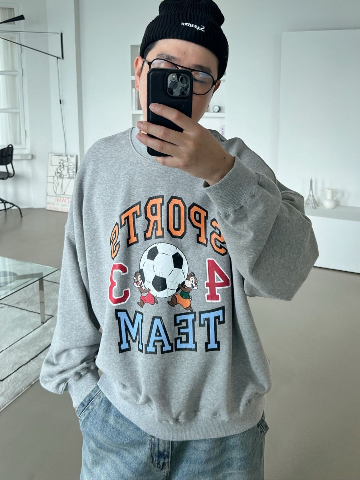 英文字圖案衛衣 Votus-156T