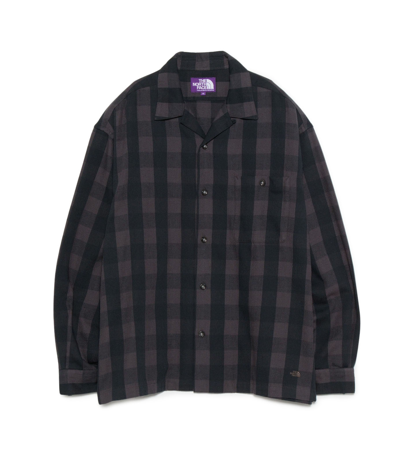 『代購商品』2025AW THE NORTH FACE Purple Label 紫標 Checkerboard Field Open Collar Shirt 襯衫 N25FG028