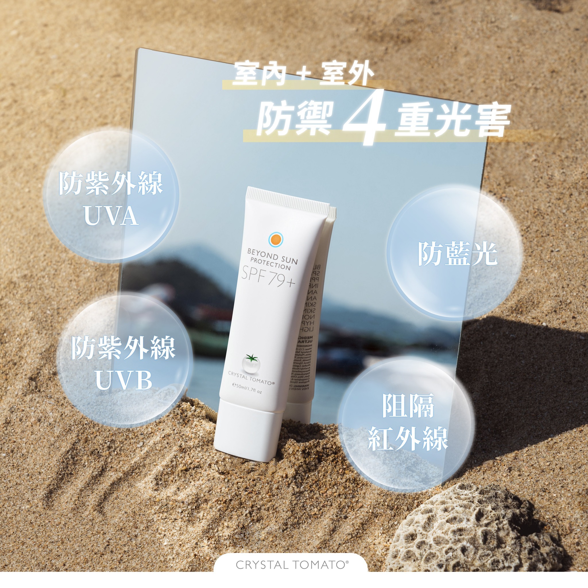 【⏱️ 限時優惠】 Crystal Tomato®水晶蕃茄®防曬霜