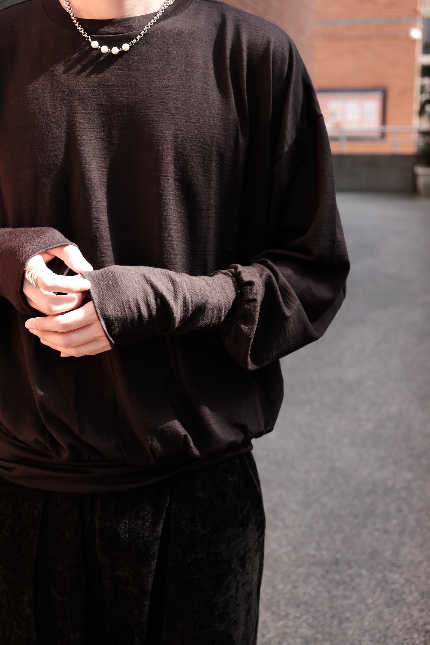 barbell object - s bo top / brown