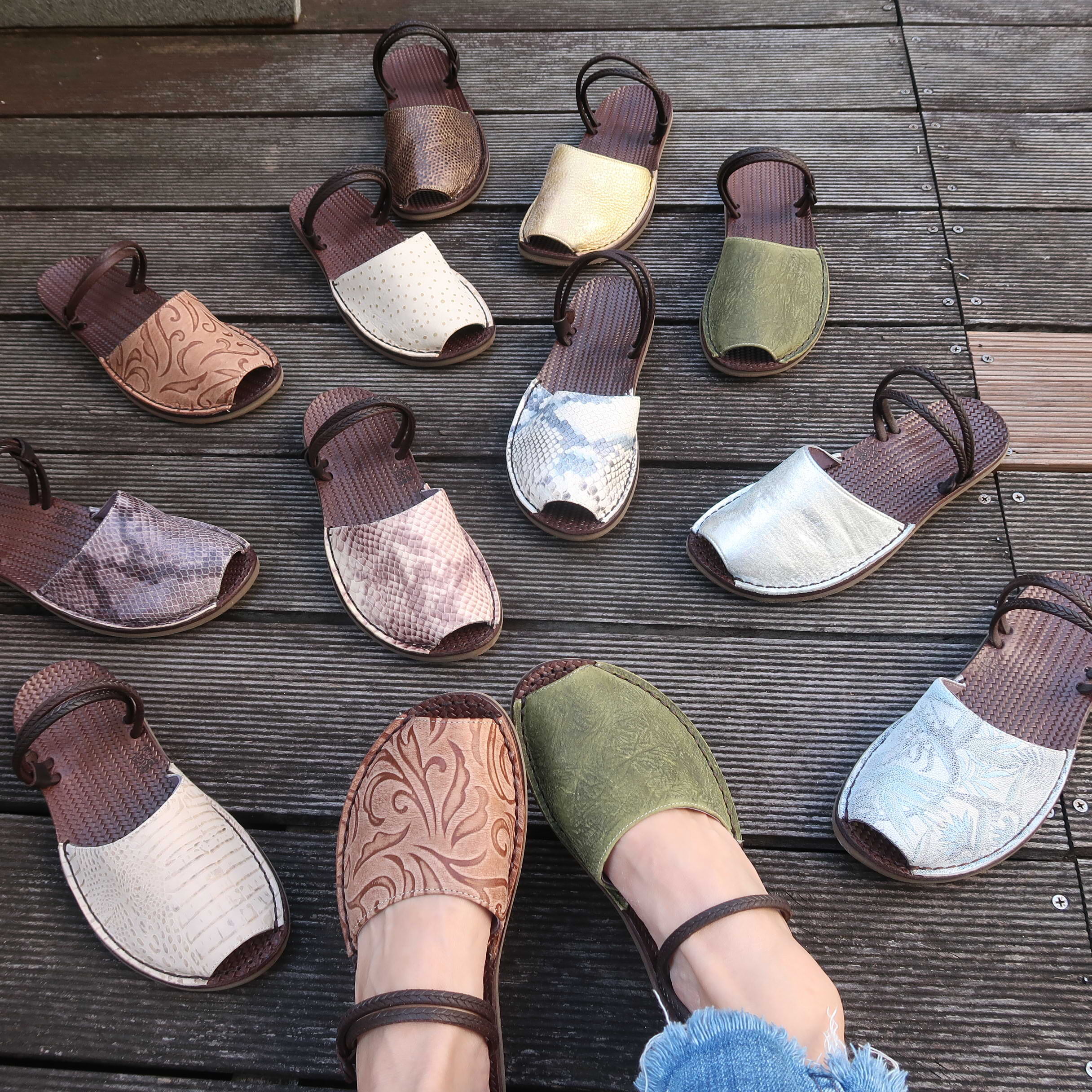 【西班牙涼鞋】MIT台灣製造人體工學足弓底台兩穿全真皮涼鞋拖鞋