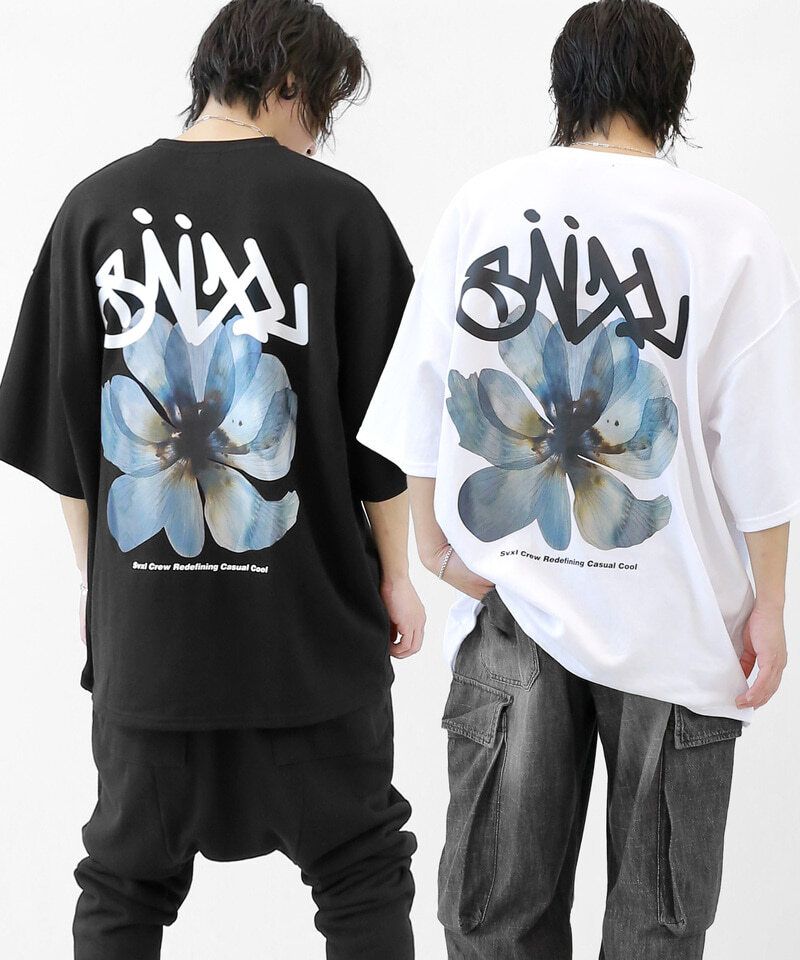 水彩花卉短袖T恤