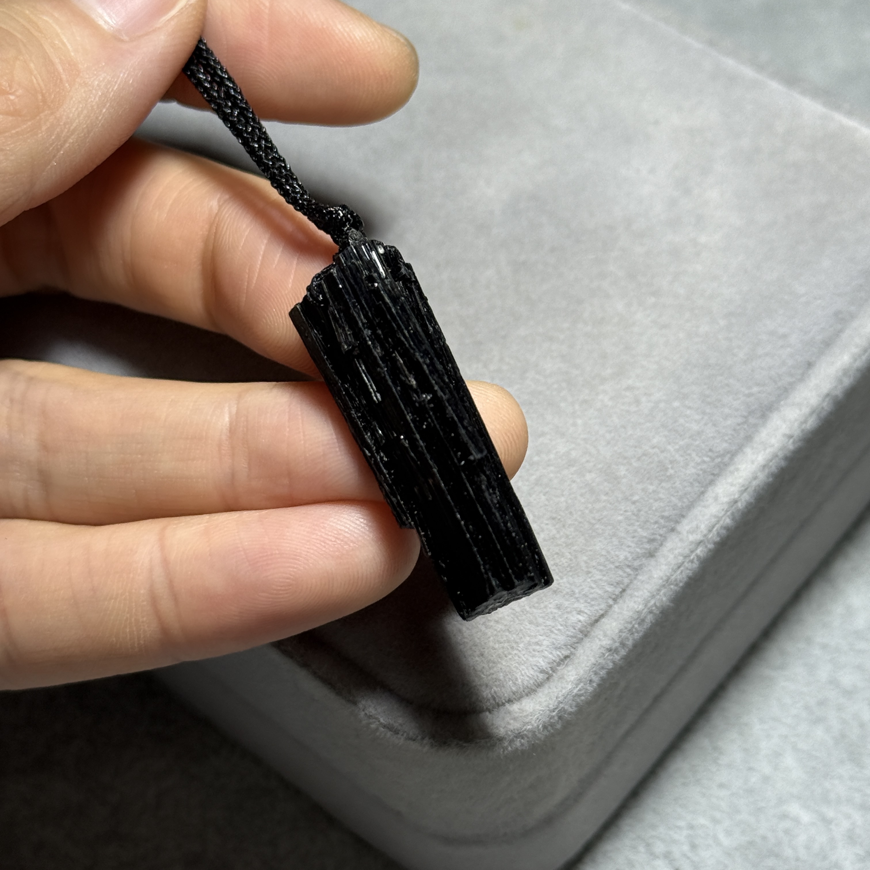 黑碧璽礦標吊墜 TRR1753