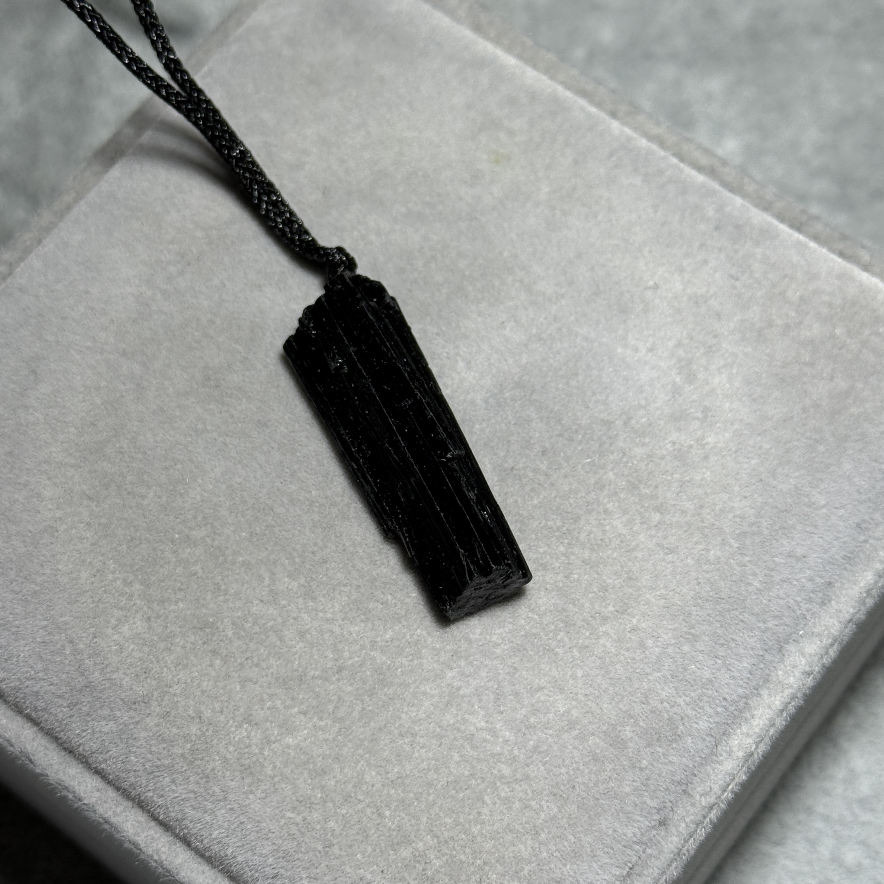 黑碧璽礦標吊墜 TRR1753