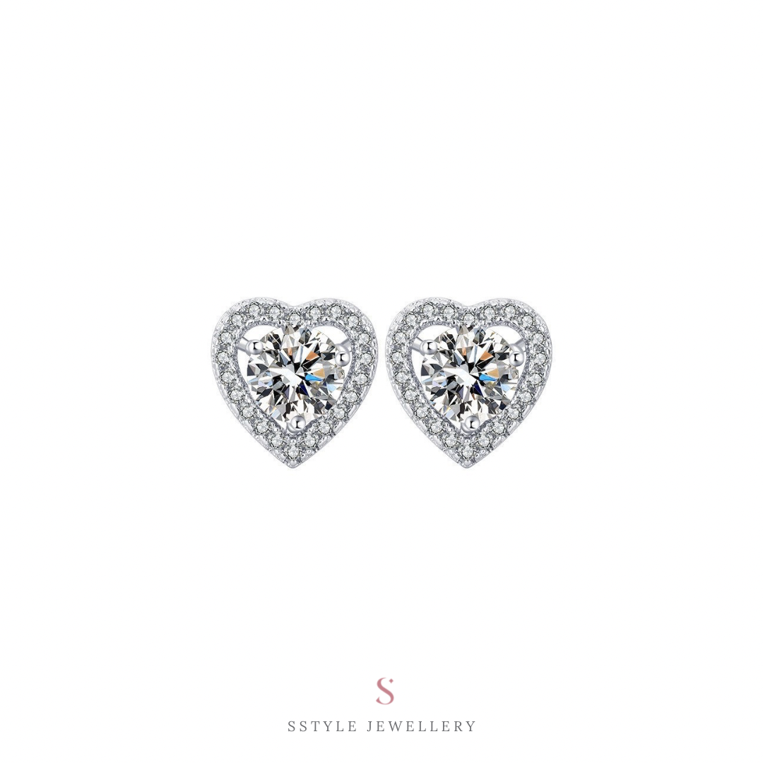 Ceci Love moissanite earrings