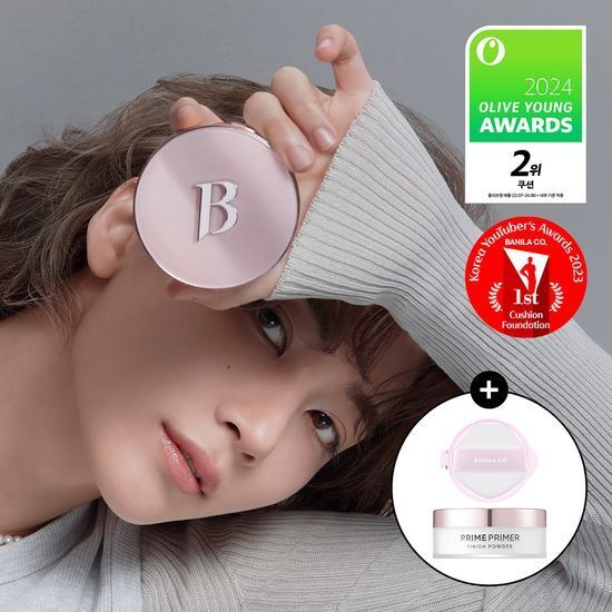 《21 ivory現貨/ Olive Young連線》BANILA CO Covericious Ultimate White Cushion Moisture Original Product+Refill+primer