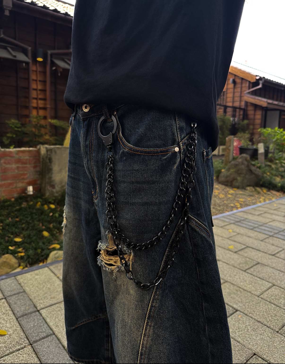 (現貨) 韓系復古百搭褲鏈