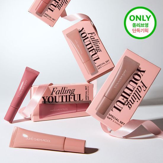 《Olive young連線》JUNG SAEM MOOL lip-pression metal serum gloss set