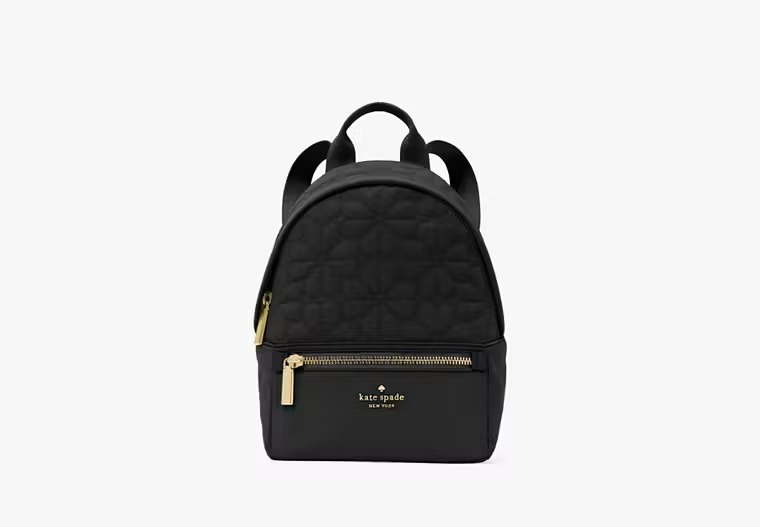 【預購】Kate Spade G082662 Spade Flower Quilted Fabric Small Backpack