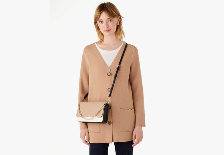 【預購】Kate Spade G082674 Madison Willow Medium Flap Convertible Crossbody Purse