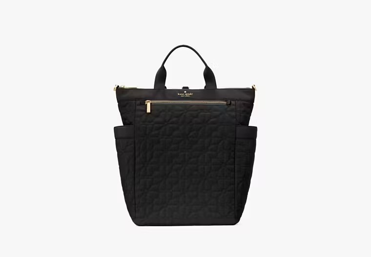 【預購】Kate Spade G082693 Spade Flower Quilted Fabric Convertible Backpack