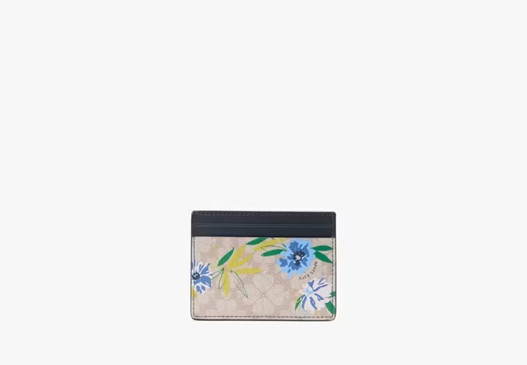 【預購】Kate Spade G0826103 Spade Flower Floral Small Slim Card Holder