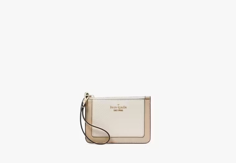 【預購】Kate Spade G0826107 Lena Colorblock Small Card Holder Wristlet