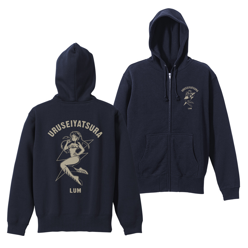 Cospa 0908 TVアニメ『うる星やつら』 ラムの電撃 ジップパーカー [うる星やつら] NAVY