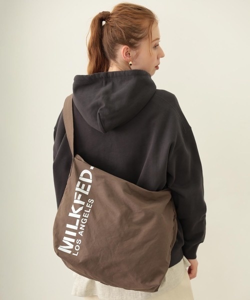 MILKFED. / STENCIL LOGO SHOULDER BAG
