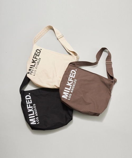 MILKFED. / STENCIL LOGO SHOULDER BAG